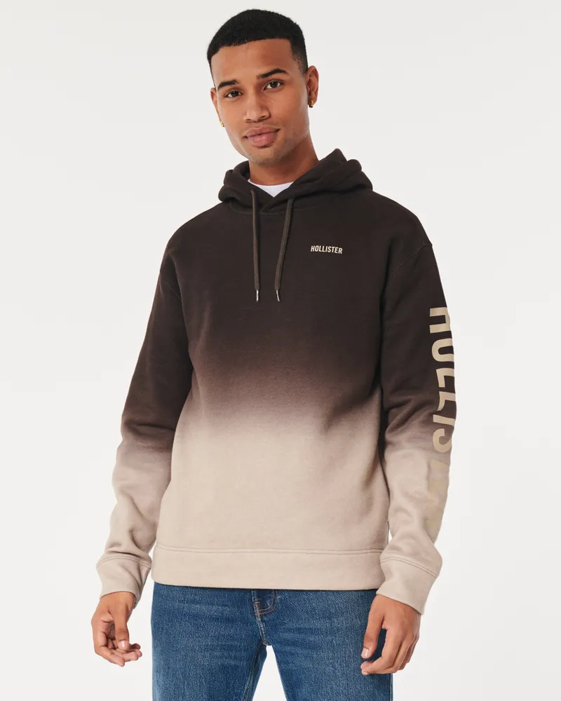 Ombre Logo Graphic Hoodie