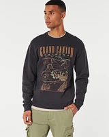 Grand Canyon Arizona Graphic Crew Sweatshirt