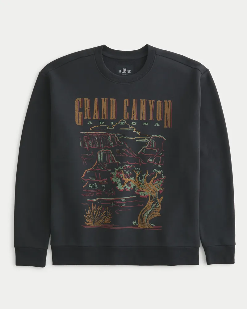 Grand Canyon Arizona Graphic Crew Sweatshirt