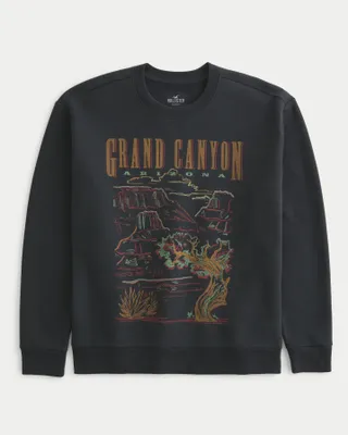 Grand Canyon Arizona Graphic Crew Sweatshirt