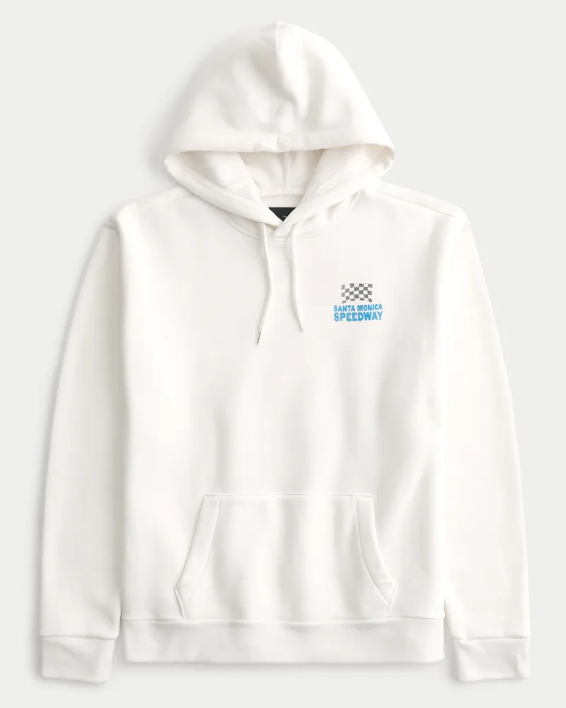 Hollister Relaxed Crosby Street Records Graphic Hoodie