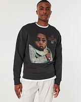 Relaxed Lil Wayne Graphic Crew Sweatshirt