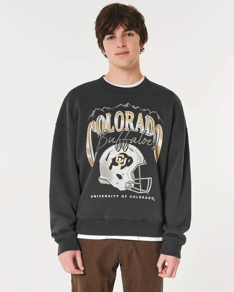 Boxy UCLA Bruins Graphic Crew Sweatshirt