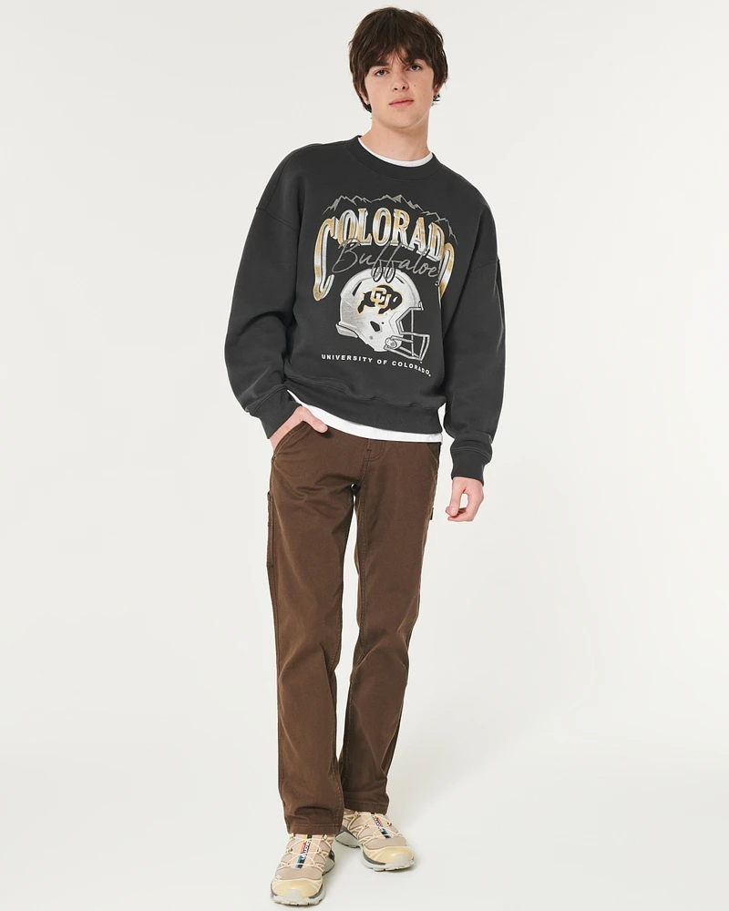 Boxy UCLA Bruins Graphic Crew Sweatshirt
