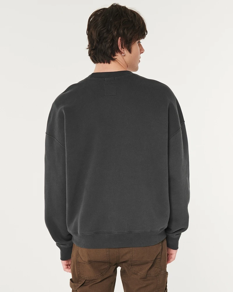 Boxy UCLA Bruins Graphic Crew Sweatshirt