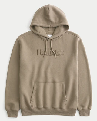 Relaxed Logo Graphic Hoodie