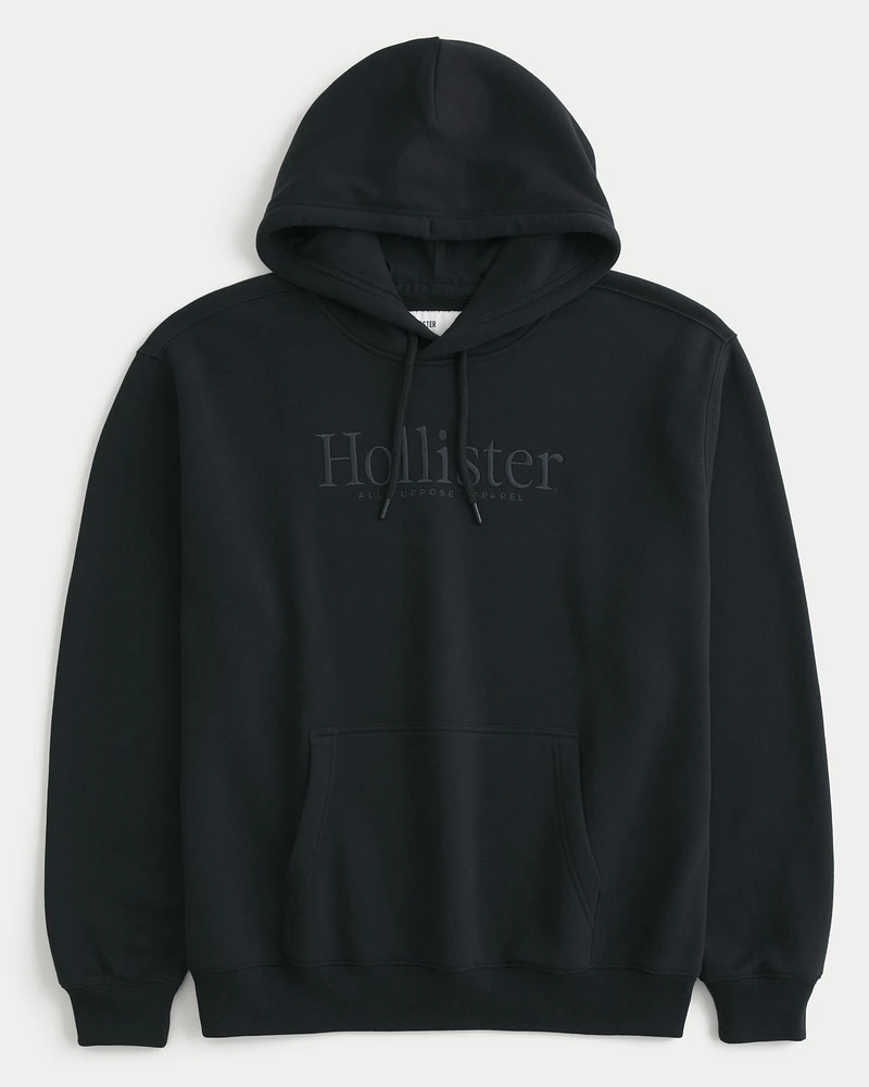 Relaxed Logo Graphic Hoodie