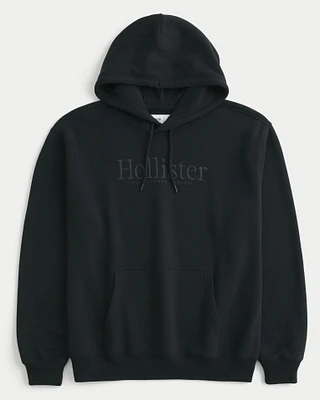 Relaxed Logo Graphic Hoodie