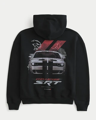 Boxy Dodge Challenger Graphic Hoodie