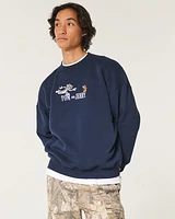 Tom and Jerry Graphic Crew Sweatshirt