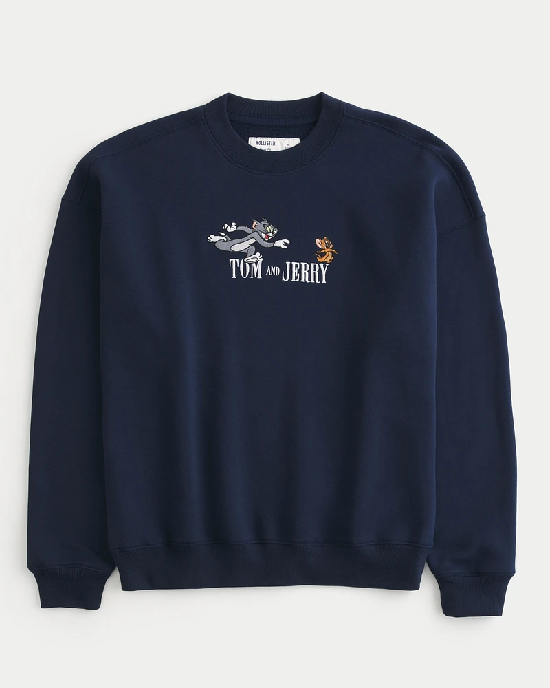 Tom and Jerry Graphic Crew Sweatshirt