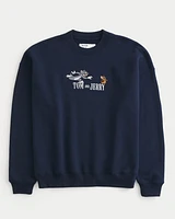 Tom and Jerry Graphic Crew Sweatshirt