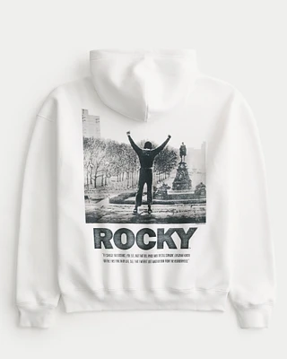 Boxy Rocky Graphic Hoodie