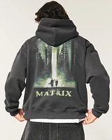 Boxy The Matrix Graphic Hoodie