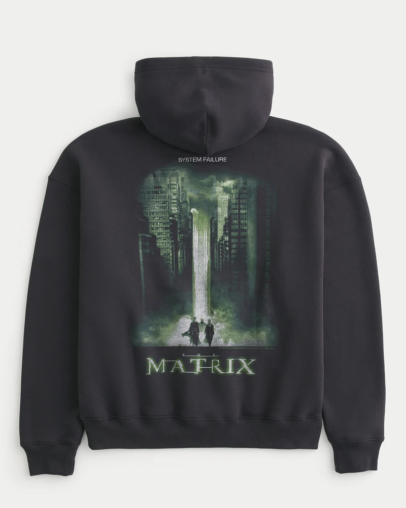 Boxy The Matrix Graphic Hoodie