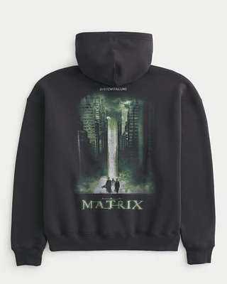 Boxy The Matrix Graphic Hoodie