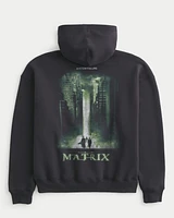 Boxy The Matrix Graphic Hoodie