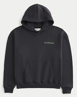 Boxy The Matrix Graphic Hoodie