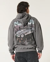 Boxy Shelby Cobra Graphic Hoodie