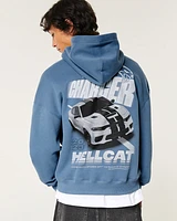 Boxy Dodge Charger Graphic Hoodie