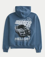 Boxy Dodge Charger Graphic Hoodie