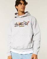 Boxy Looney Tunes Graphic Hoodie