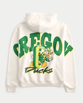 Boxy Donald Duck University of Oregon Graphic Hoodie