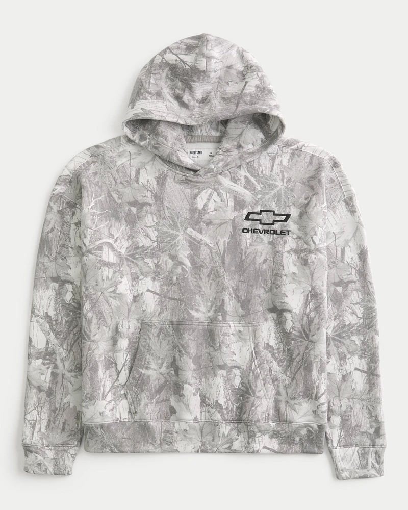 Boxy Camo Chevrolet Graphic Hoodie