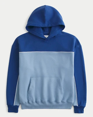 Boxy Colorblock Hoodie