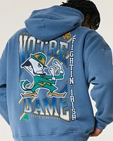 Boxy University of Notre Dame Graphic Hoodie