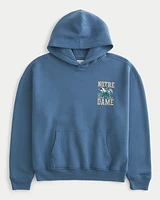 Boxy University of Notre Dame Graphic Hoodie