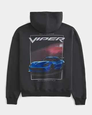 Boxy Dodge Viper Graphic Hoodie