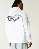 Baggy No Fear Graphic Hoodie