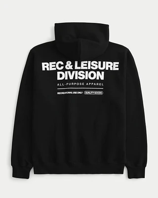 Relaxed Rec & Leisure Division Graphic Cooling Hoodie