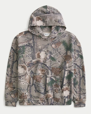 Boxy Camo Hoodie