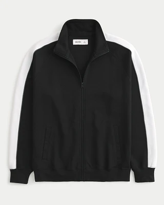 Relaxed Fleece Track Jacket