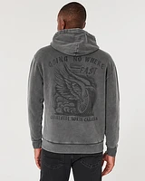 Relaxed North Carolina Racing Graphic Hoodie