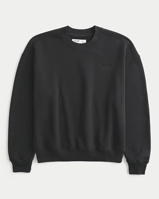 Boxy Logo Crew Sweatshirt