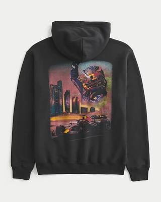 Relaxed Oracle Red Bull Racing Graphic Hoodie