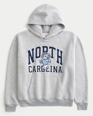 Boxy University of North Carolina Graphic Hoodie