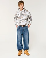Boxy Camo Hoodie
