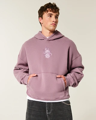 Baggy Cinch Dice Graphic Hoodie