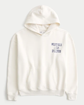 Boxy Westfield Bulldogs Graphic Hoodie