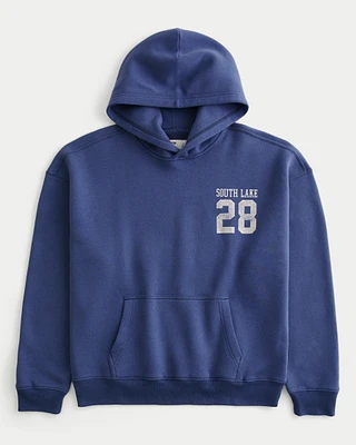 Boxy South Lake Graphic Hoodie