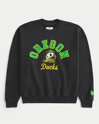 Oregon Ducks Graphic Crew Sweatshirt
