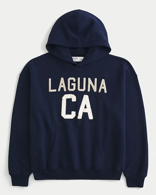 Boxy Laguna CA Graphic Hoodie
