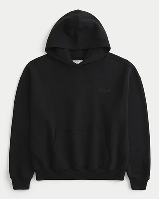 Boxy Crop Logo Hoodie