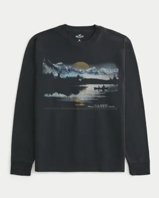 Long-Sleeve Banff Canada Graphic Tee