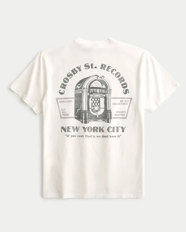 Men's Relaxed NYC by the Slice Graphic Tee, Men's Tops