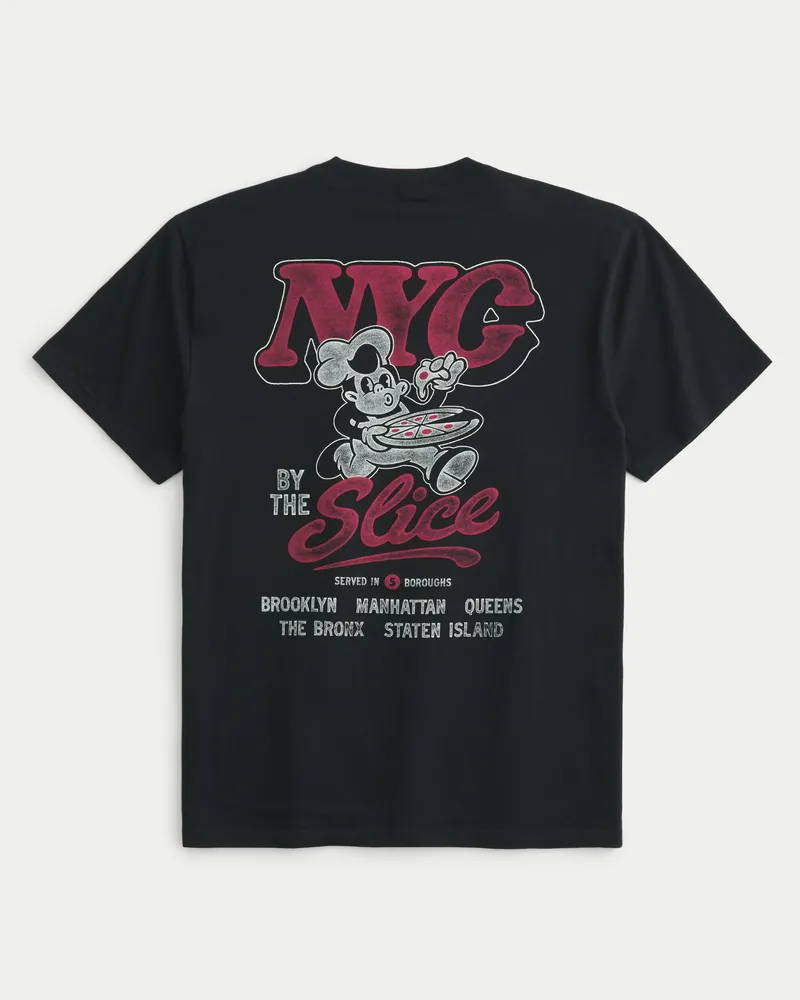 Relaxed NYC by the Slice Graphic Tee